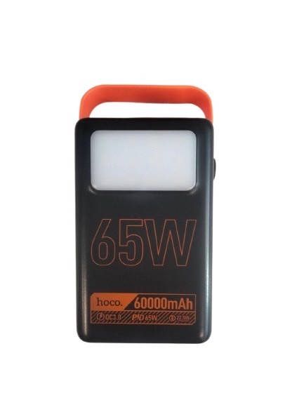Павербанк (60000mah) Hoco J110A Wireless 65W Black