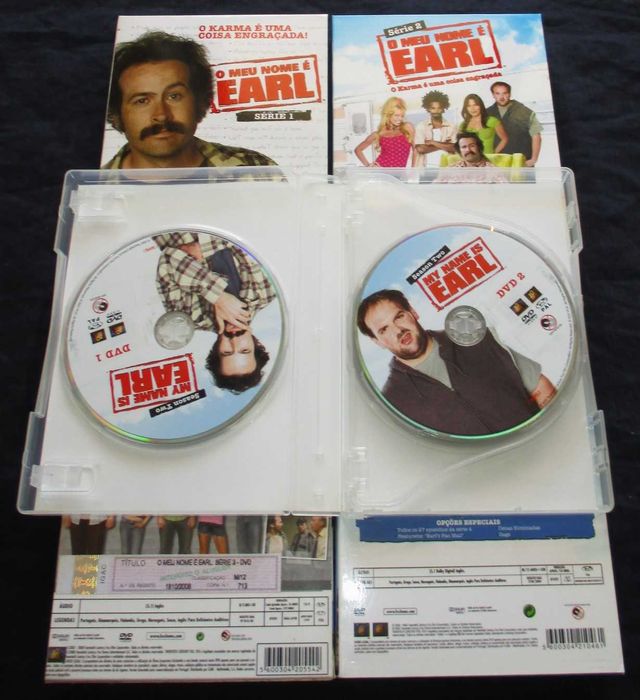 DVD O meu nome é Earl 4 Temporadas - Completo