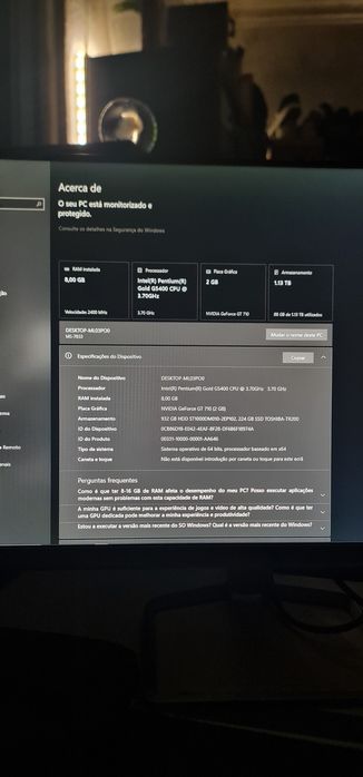 PC Torre – Intel Pentium G5400 | 8GB RAM | SSD + HDD | NVIDIA GT 710 |