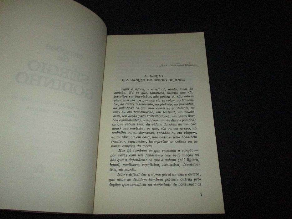 Livro Canções de Sérgio Godinho Arnaldo Saraiva