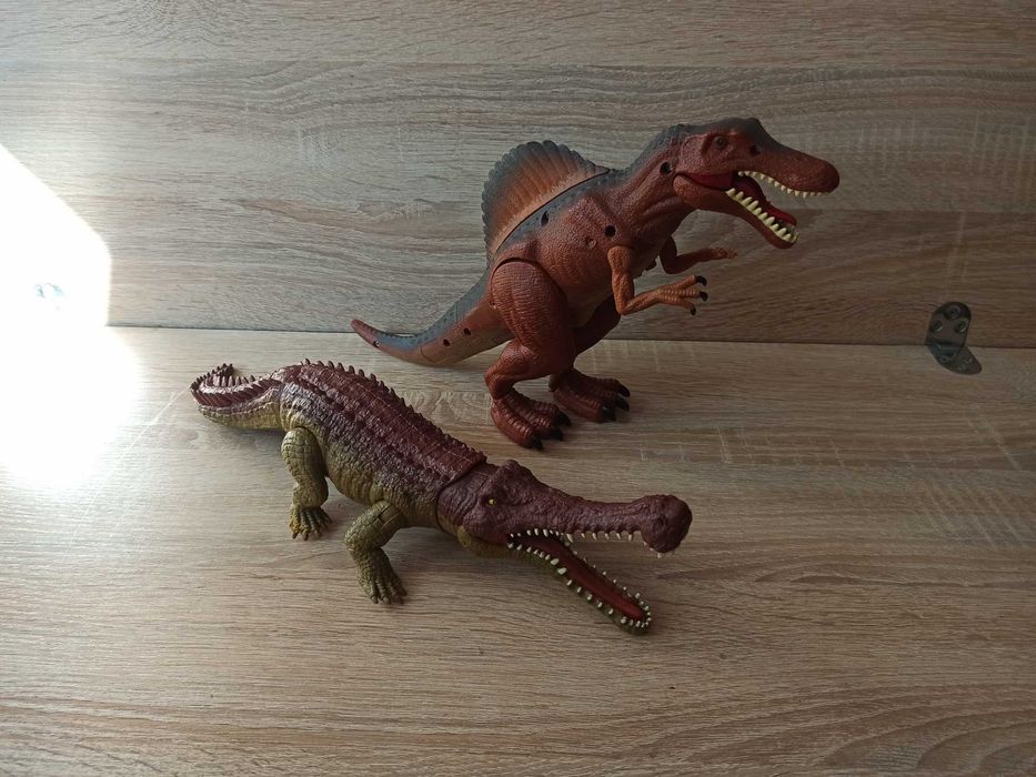 Ігрушки тиранозавр і алігатор 37 см крокодил  БЕЗКОШТОВНА ОЛХдостав