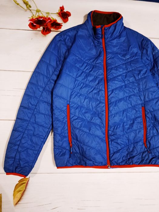 Синій преміальний пуховик куртка чоловічий Salewa (Оригінал )