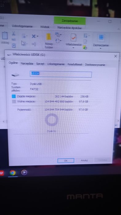Pendrive 98 GB z wejściem usb-c
