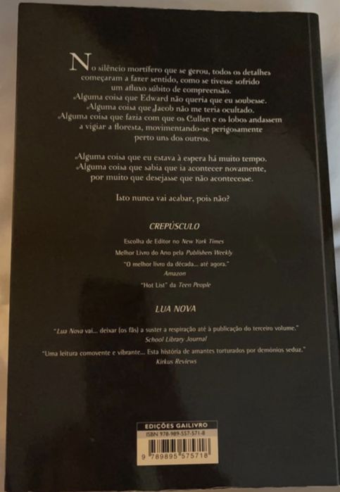 Livro Eclipse - saga twilight