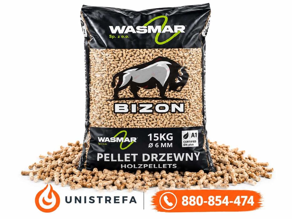 Pellet pelet drzewny lava bizon Igła certyfikat A1
