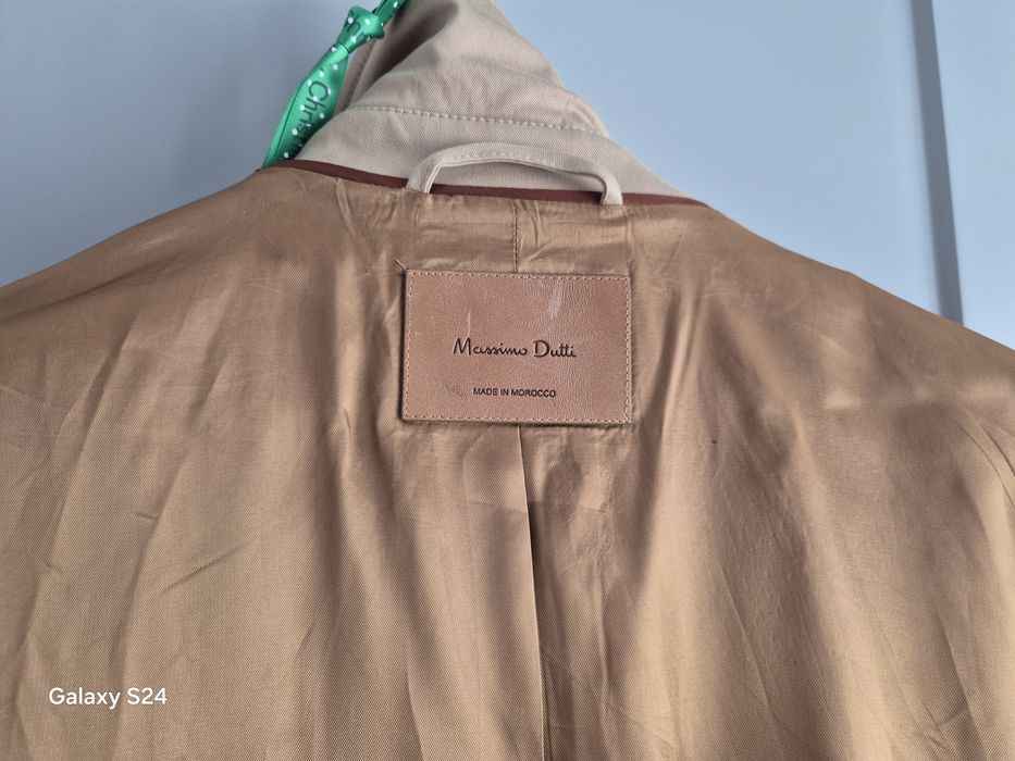 Trench/plaszcz/prochowiec Massimo Dutti model 6721  r. S