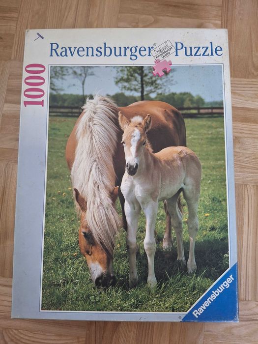 Puzzle Ravensburger z 2 koniami 1000 elementów