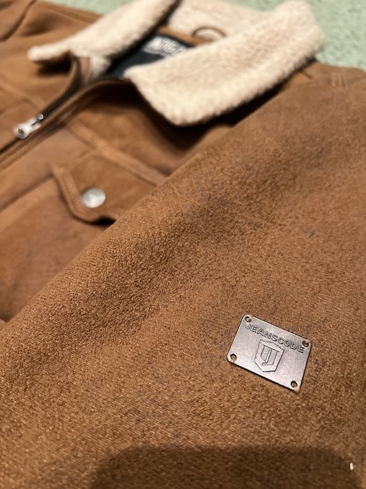 Куртка-пілот  Indigo Suede Jacket[ розмір L ]