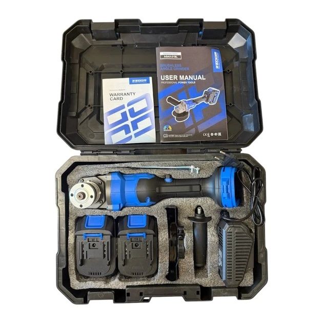 Аккумуляторная угловая шлифмашина (болгарка) ZEGOR AGAX-21BL