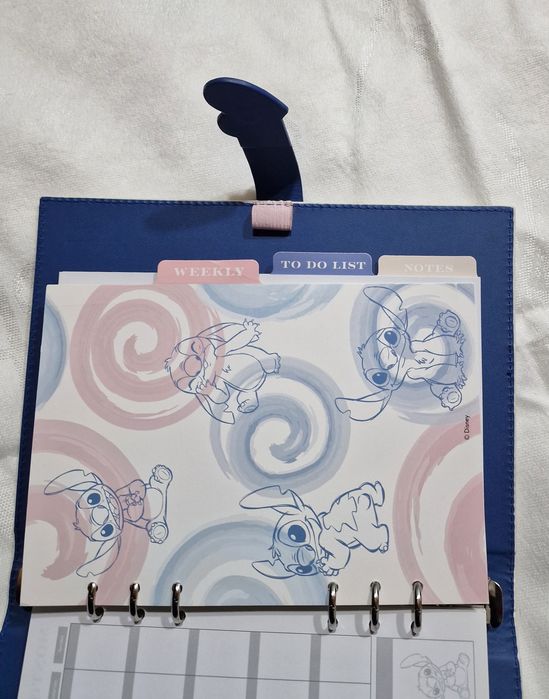 Diário e Organizador Stitch