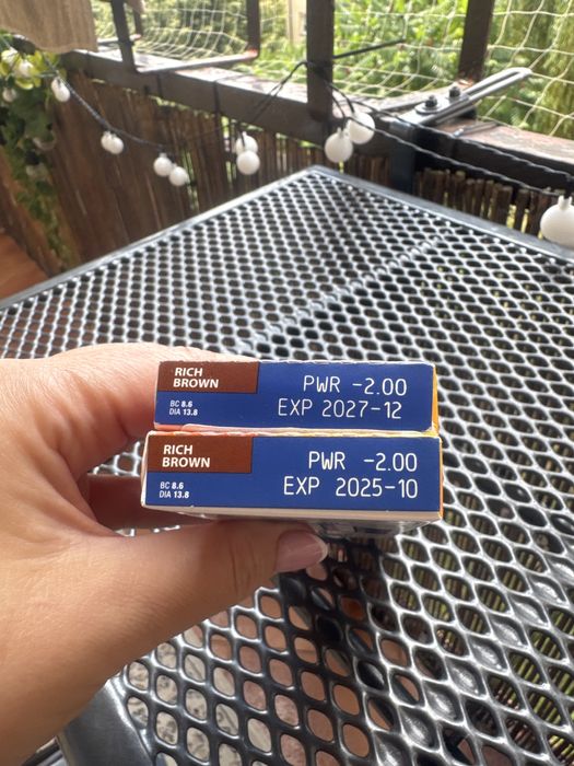 Szkla kontaktowe kolorowe