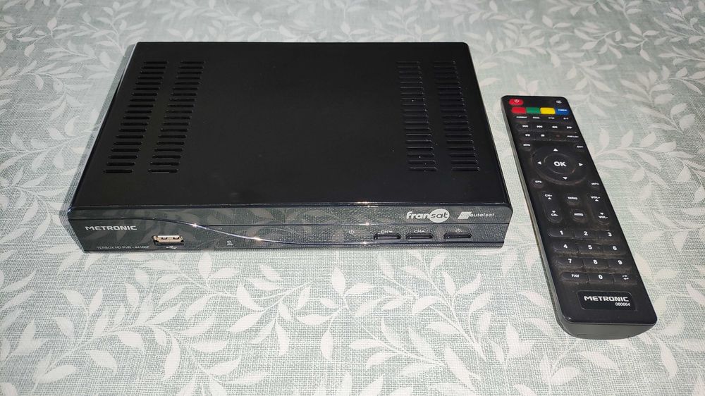 Receptor satélite METRONIC HD PVR box TV