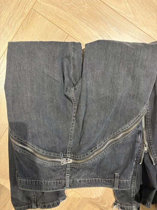 Jeans banana zip