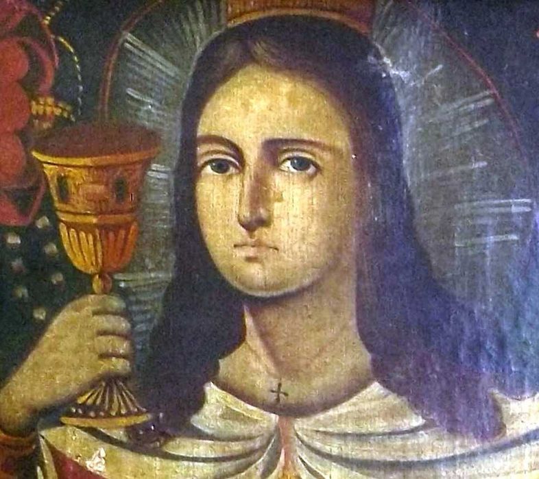 ŚWIĘTA Barbara, Polska -Podolia 1780