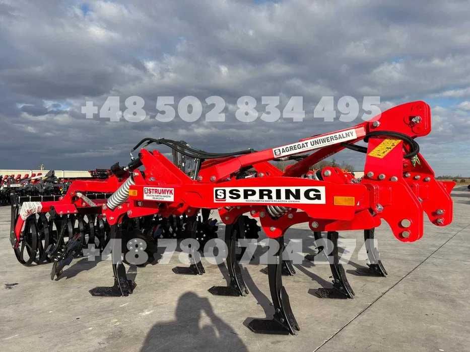 bezorkowy/2m/2,4m/3m SPRING AGREGAT podorywkowo-orkowy/brona/gruber