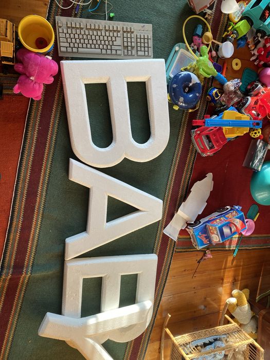 Букви baby для фотозони