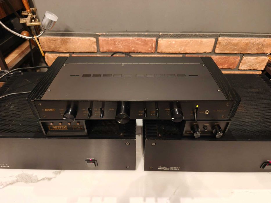THORENS RESTEK E3 + V3 + ! Monobloki + Przedwzmacniacz ! HI-END