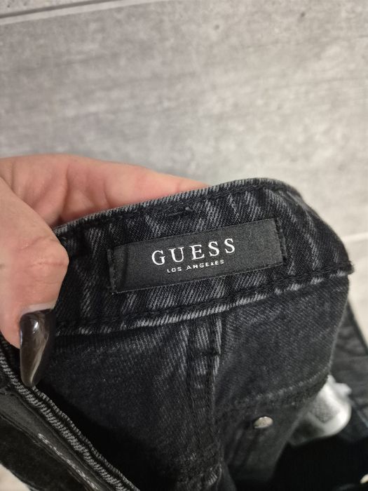 Spodnie podarte Guess W28 dziury HIT kamienie mega