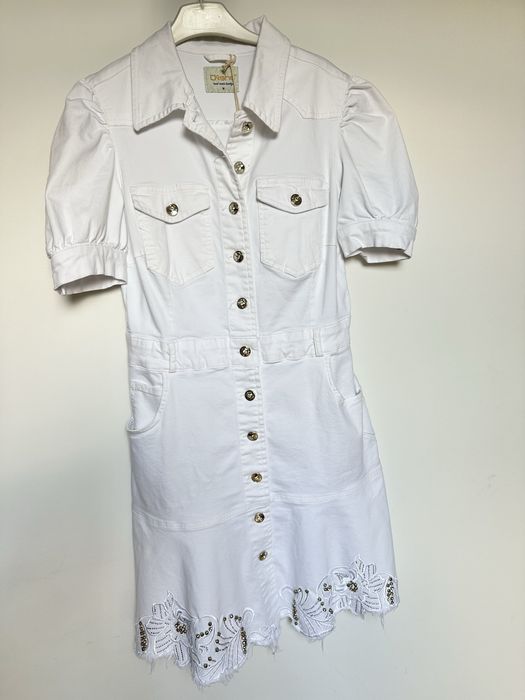 DiShe sukienka jeans biaka