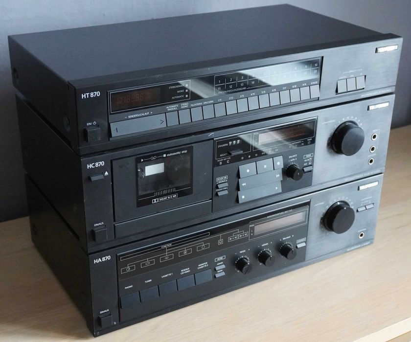 Wieża Telefunken HA 870 Wzmacniacz Magnetofon Radio