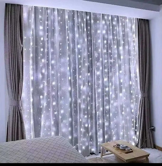 Kurtyna świetlna led 3m×3m z pilotem