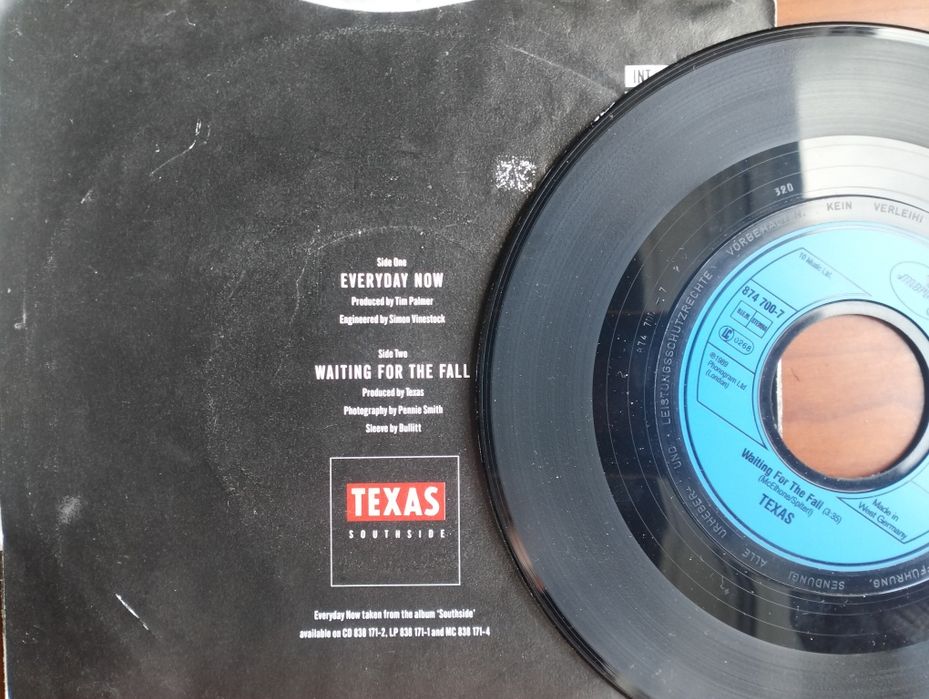 Disco de vinil single Texas (Everyday Now)