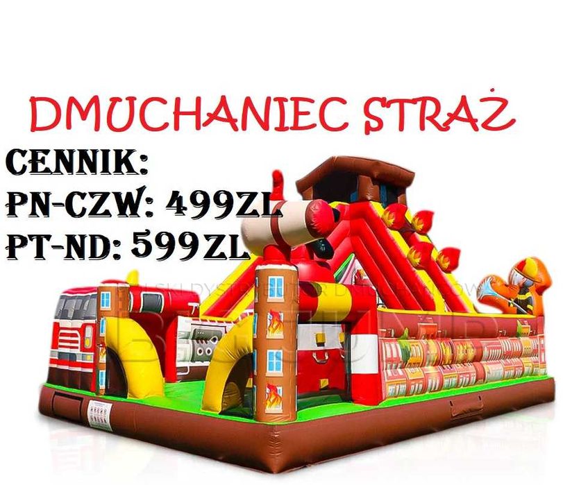 Wynajem dmuchaniec dmuchańca zjeżdżalnia 4 MODELE DUŻY POPCORN Wata cu