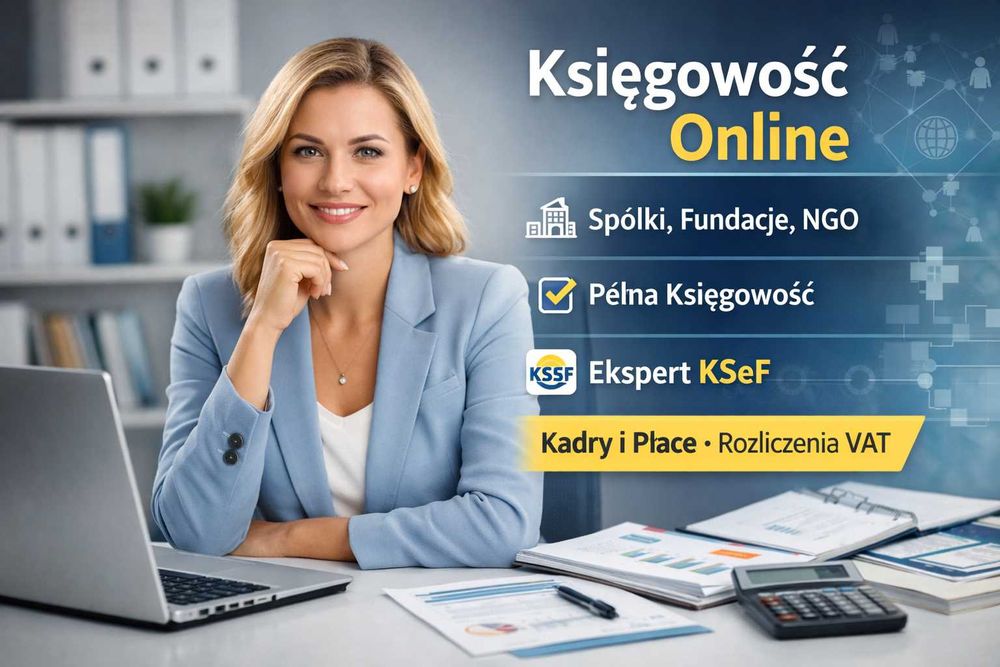 Doświadczona Księgowa – Pełna Księgowość i KSeF | Współpraca On-Line
