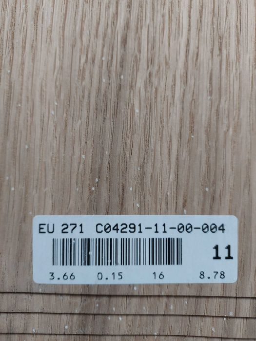 Fornir dębowy grubość 0,9 mm