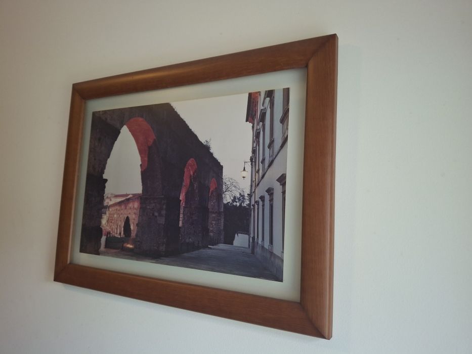 Quadro com fotografia Arcos do Jardim