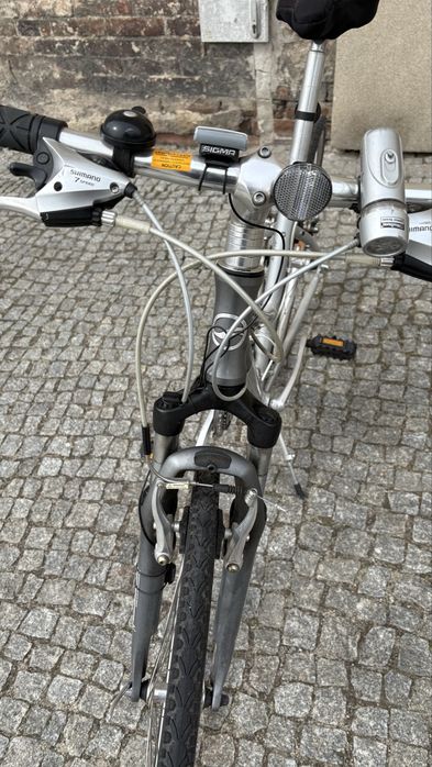 Rower Giant stebrny SLX