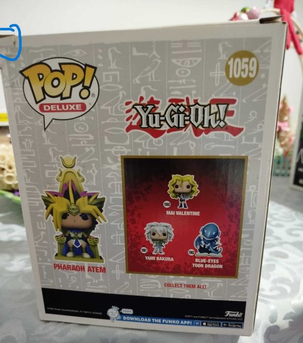Funko Pop Yu-Gi-Oh Pharaoh (Dano Pequeno Na Caixa)