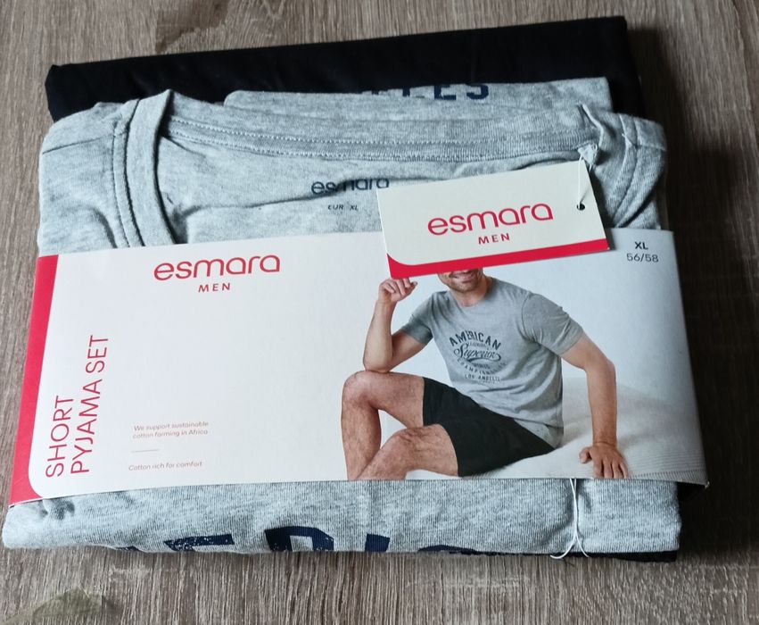 Piżama męska z krótkim rękawem XL 56/58 Esmara Men