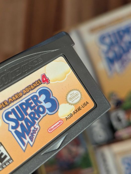 Super Mario Advance 4 Bros 3 GBA BOX Oryginał Karta e-Reader Instrukcja