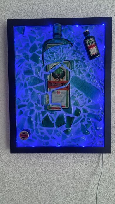 -30% Obraz LED "klasyczny" Jagermeister NOWOCZESNY DESIGN!