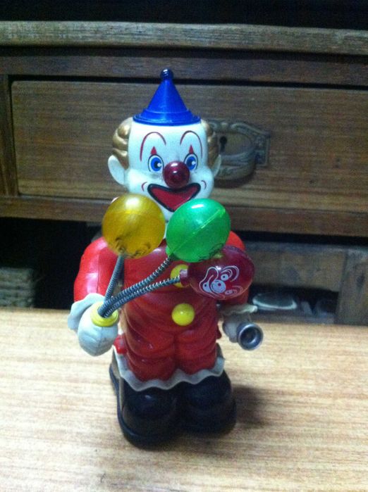 Palhaços - brinquedos antigos articulados