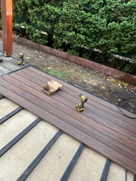 Tarasy z deski kopozytowej / drewninej