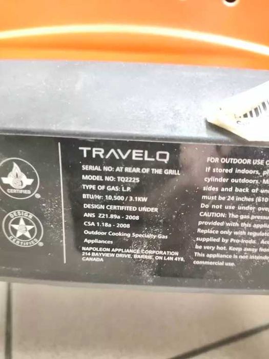 grill gazowy NAPOLEON TRAVELQ 2225