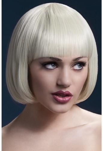 outlet peruka damska smiffy's blond włosy krótkie z grzywką