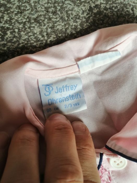 Letnia sukienka 98 różowa z kokardką