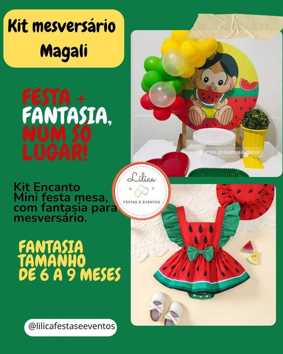 Decoração de festas - FESTA NA MESA E PEGUE E MONTE