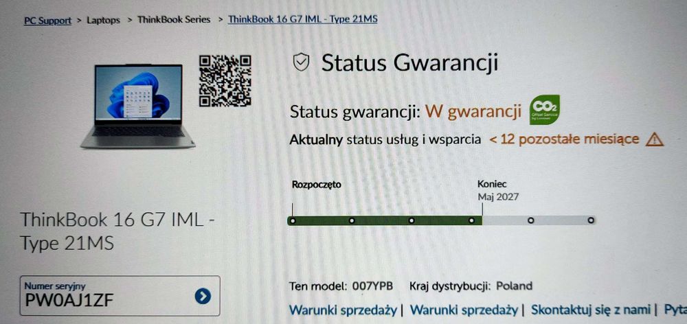 Lenovo ThinkBook +GWARANCJA+ Ultra5=16GB=SSD512GB=Win11Pro