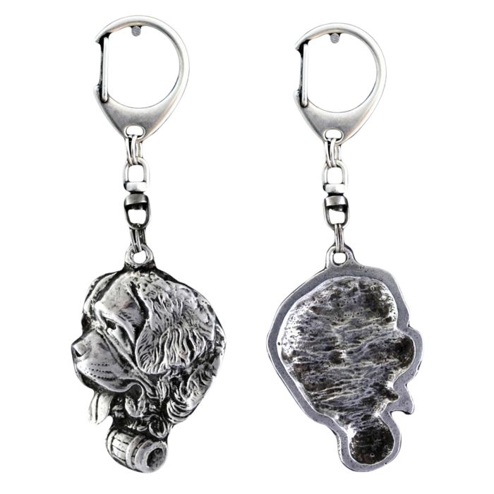 Bernardyn brelok posrebrzany Art-Dog