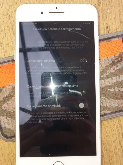 Iphone 8 Plus bateria 100%