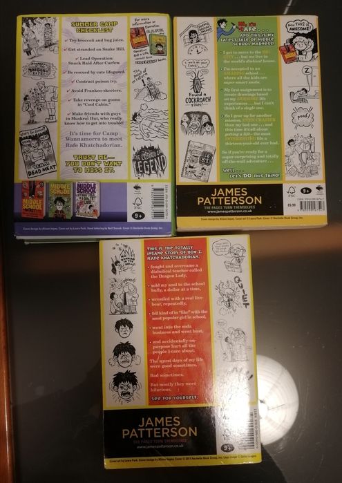 Livro juvenil em inglês, vários