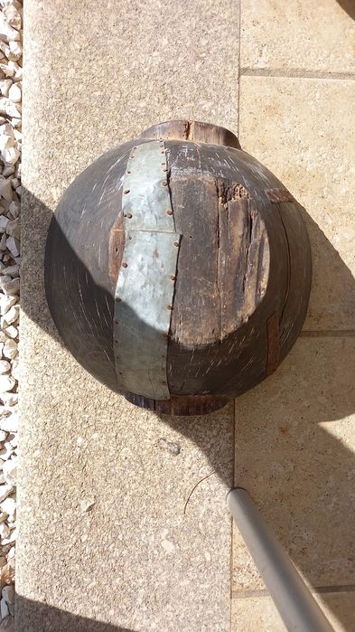 Travessa antiga pintada à mão