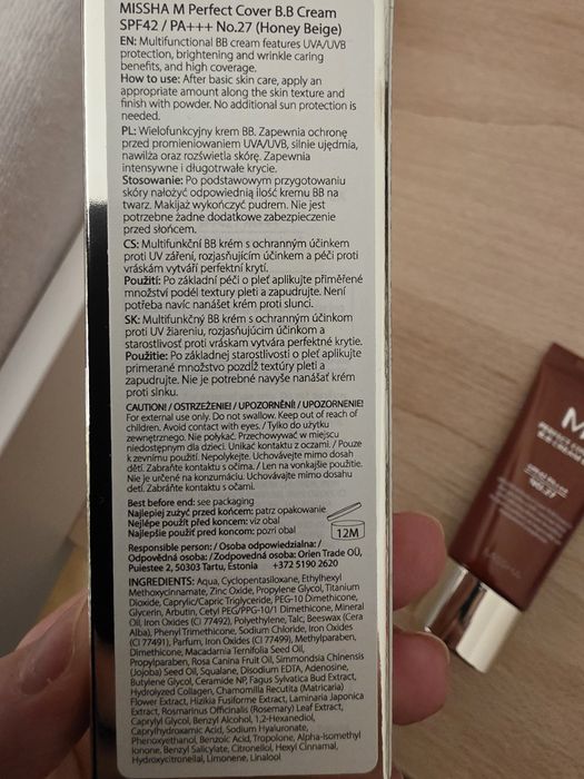 Krem BB Missha M Perfect Cover