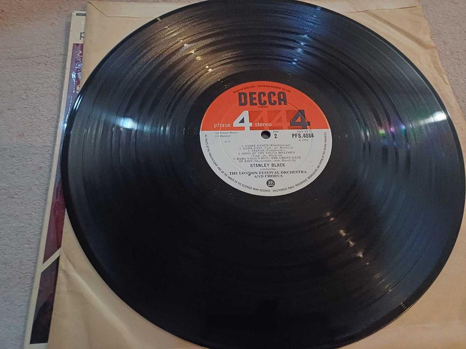 Vinil - Russia, Stanley Black, London Fest Orch and Chorus. Decca 1965