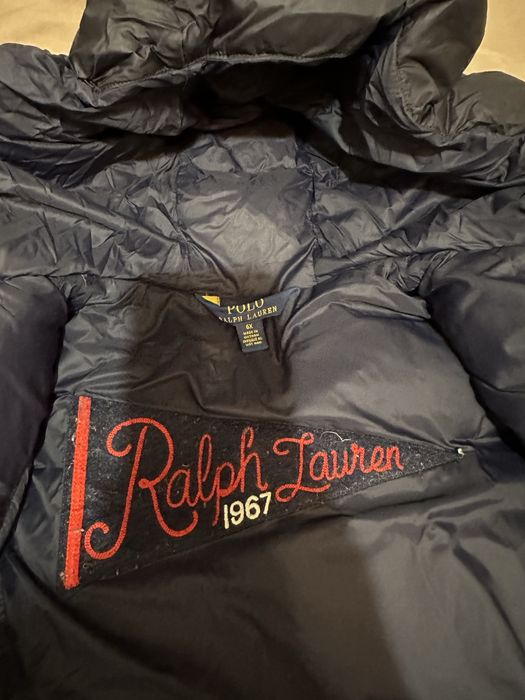 Плащ пуховий Ralph lauren для дівчинки зимовий