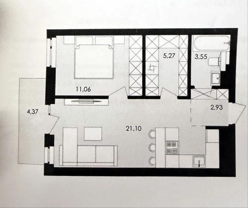 Продаж 1 кімн квартири ЖК бізнес класу Avalon Yard Ближній Центр